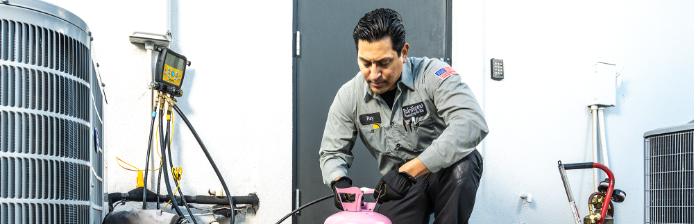 AC Installation by Rainforest Plumbing & Air