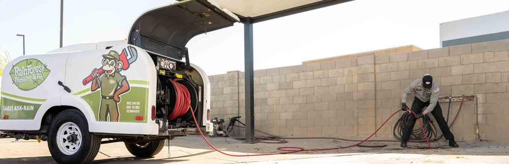 Hydro Jetting by Rainforest Plumbing & Air